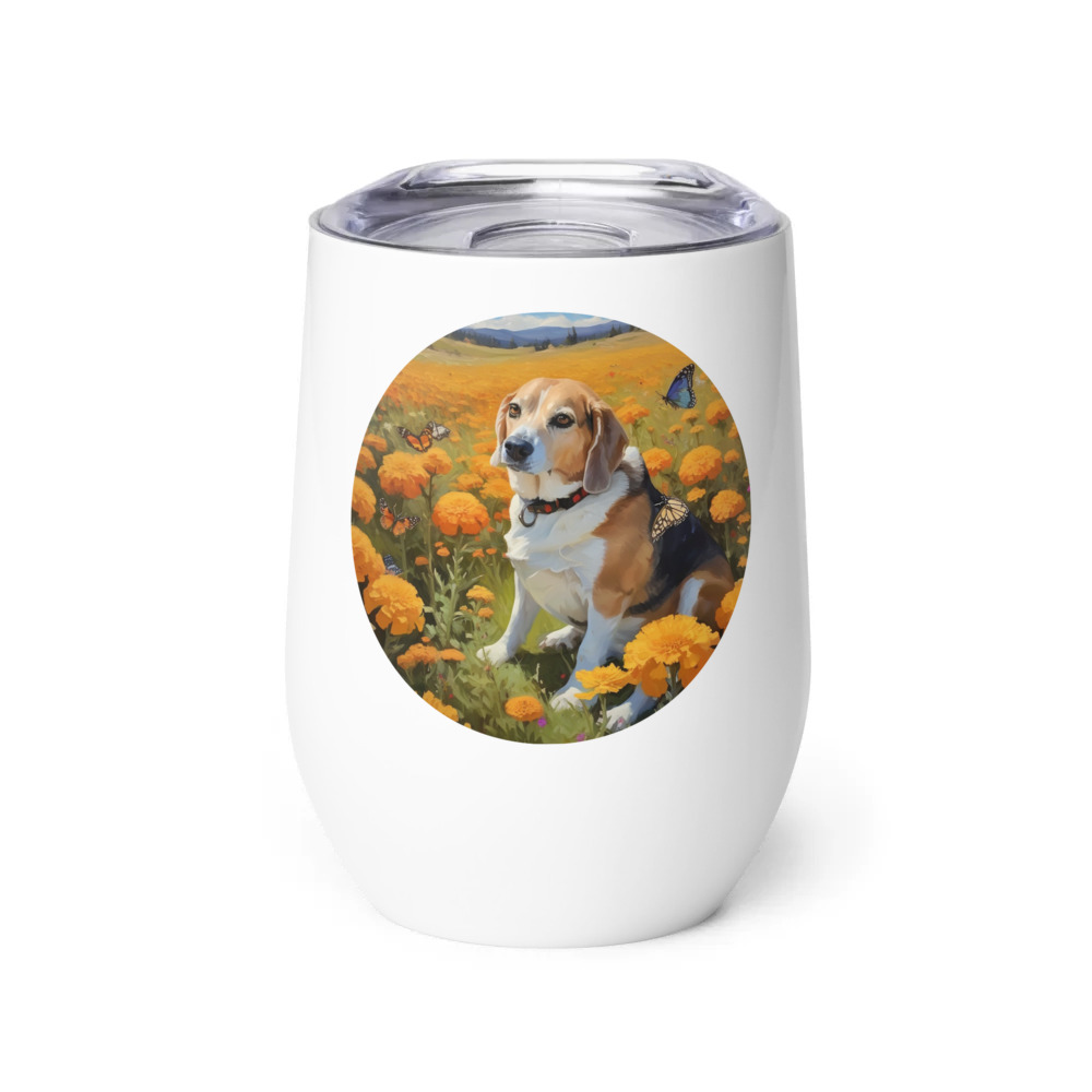 PugMug Custom Munchkin Wine Tumbler