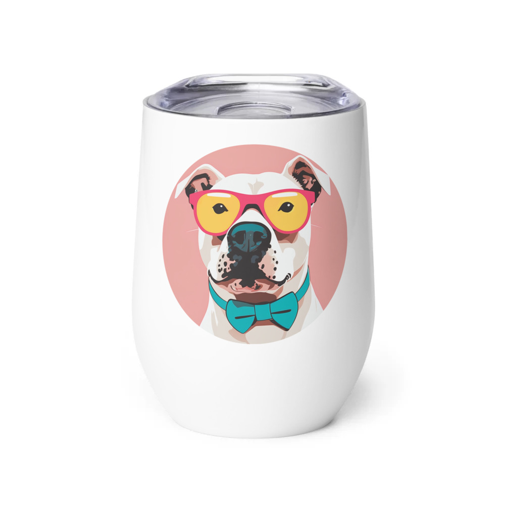 PugMug Custom Melody Wine Tumbler