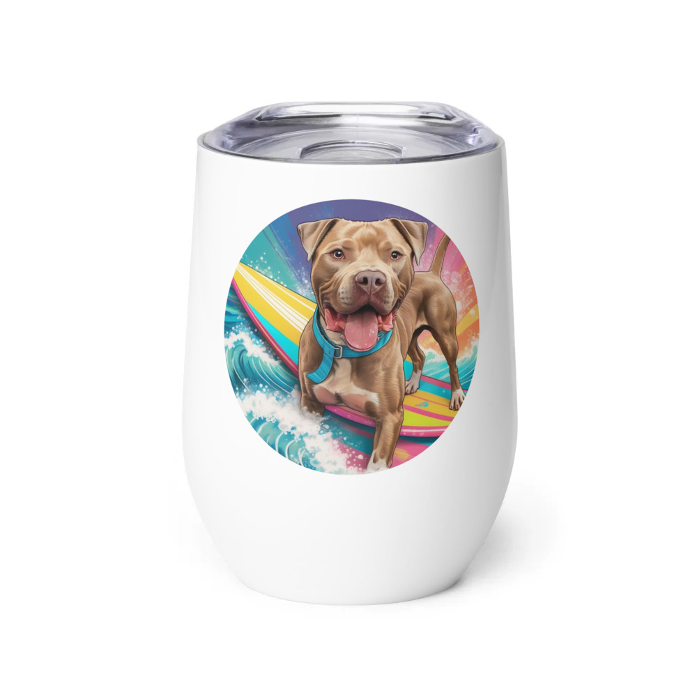 PugMug Custom squishmallow Wine Tumbler