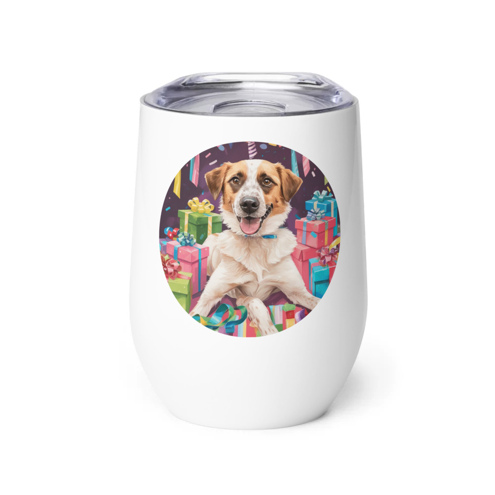 PugMug Custom Hazim Wine Tumbler