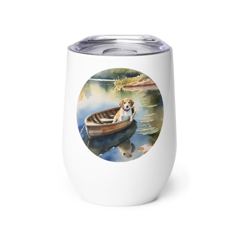 PugMug Custom Munchkin Wine Tumbler