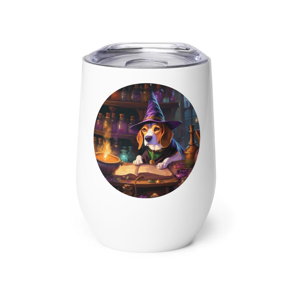 PugMug Custom Pet Wine Tumbler