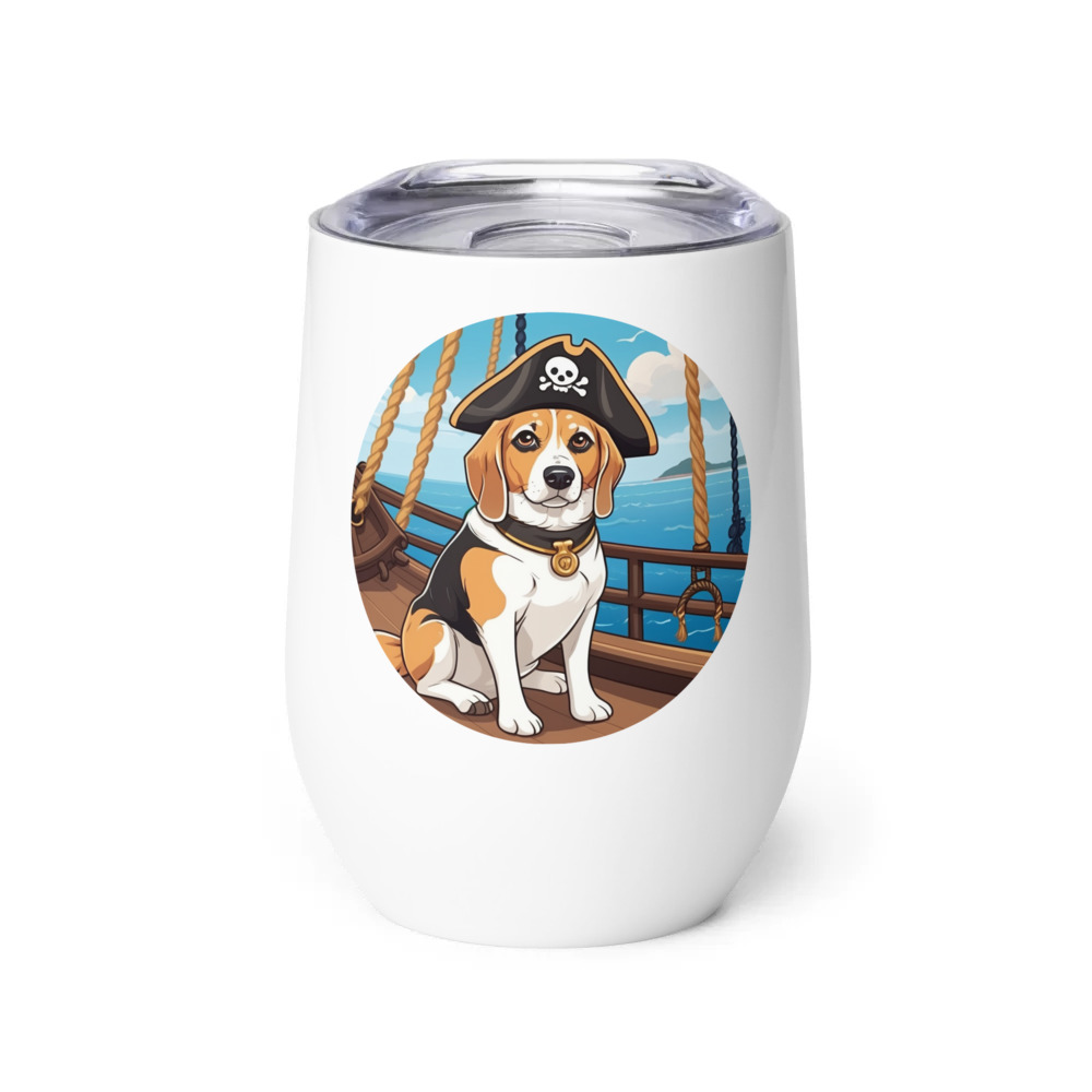 PugMug Custom Munchkin Wine Tumbler