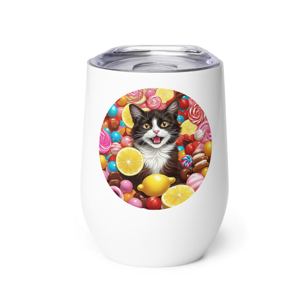 PugMug Custom Peerie Wine Tumbler