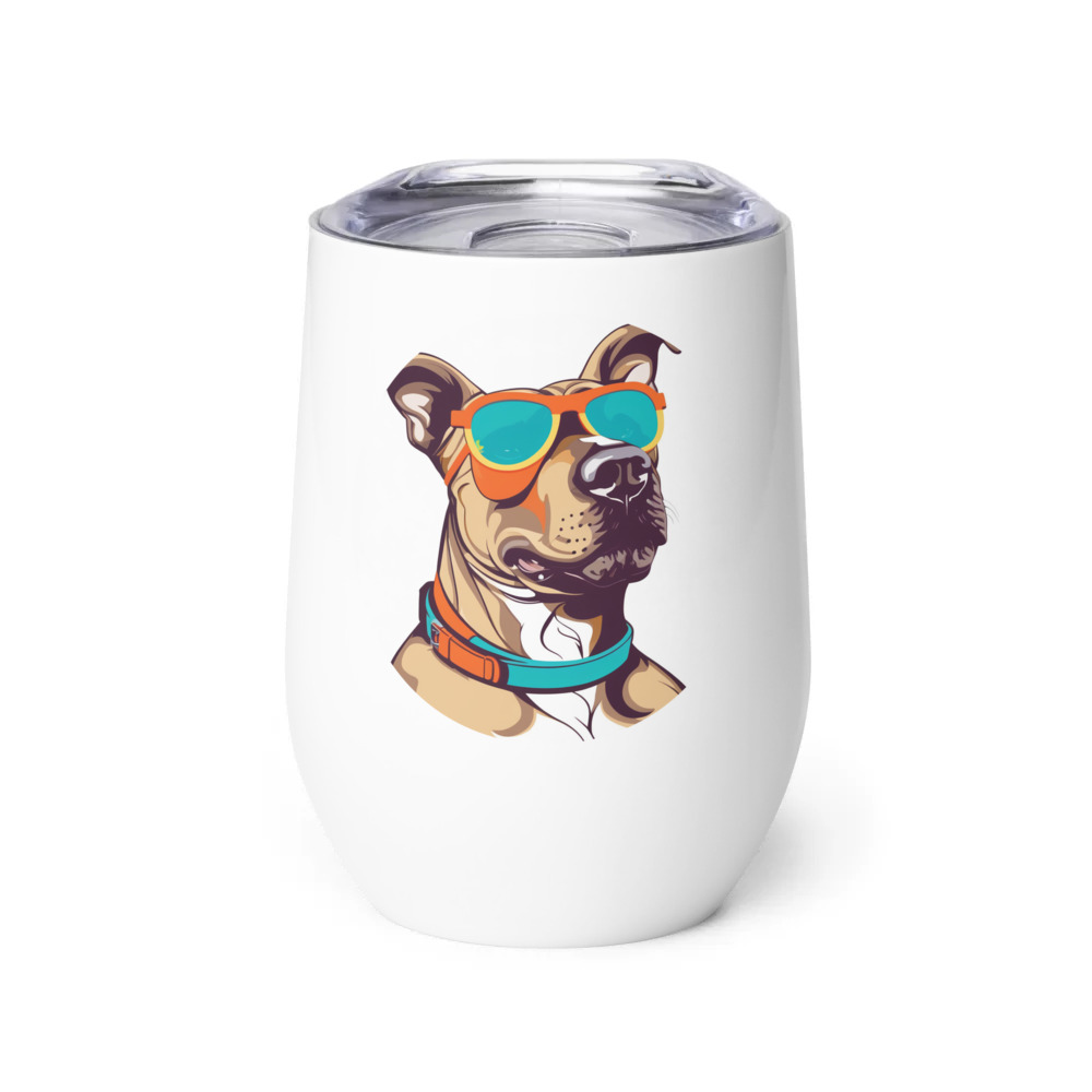 PugMug Custom Tony Hawk Wine Tumbler