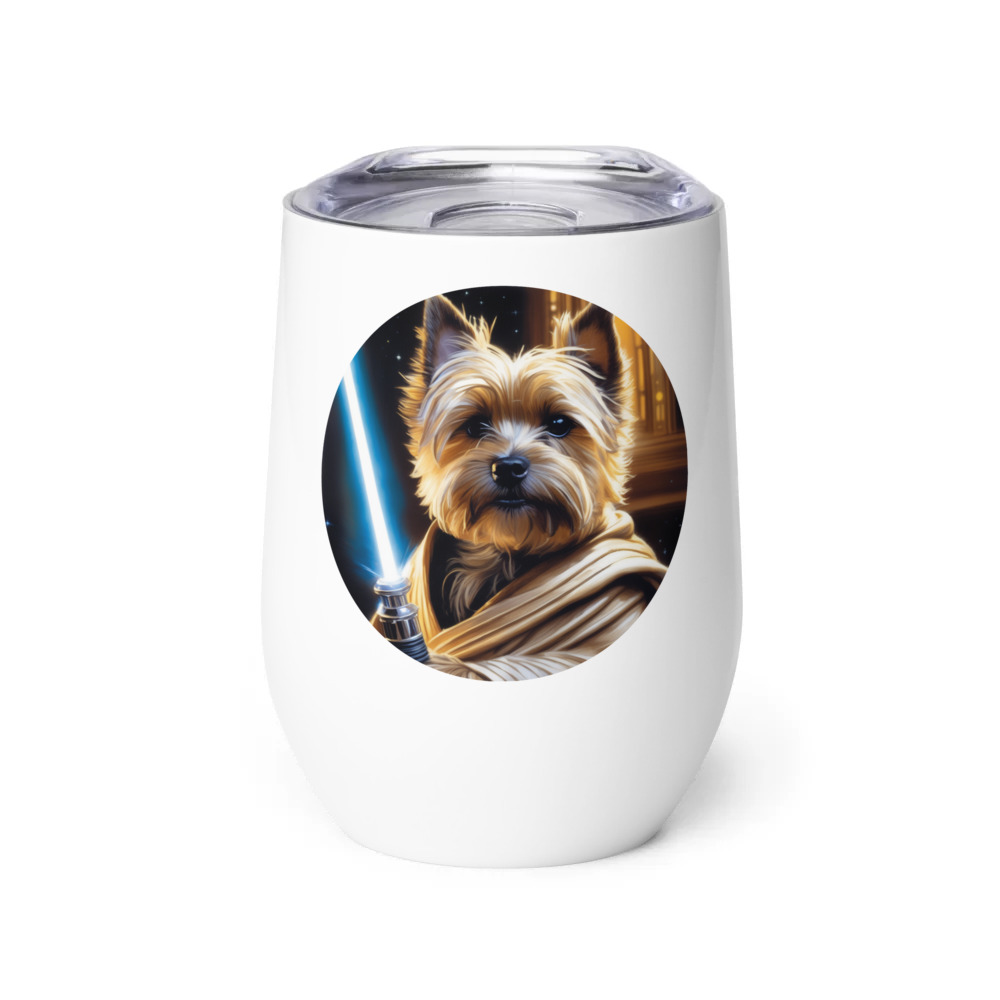 PugMug Custom Cairn Terrier Wine Tumbler