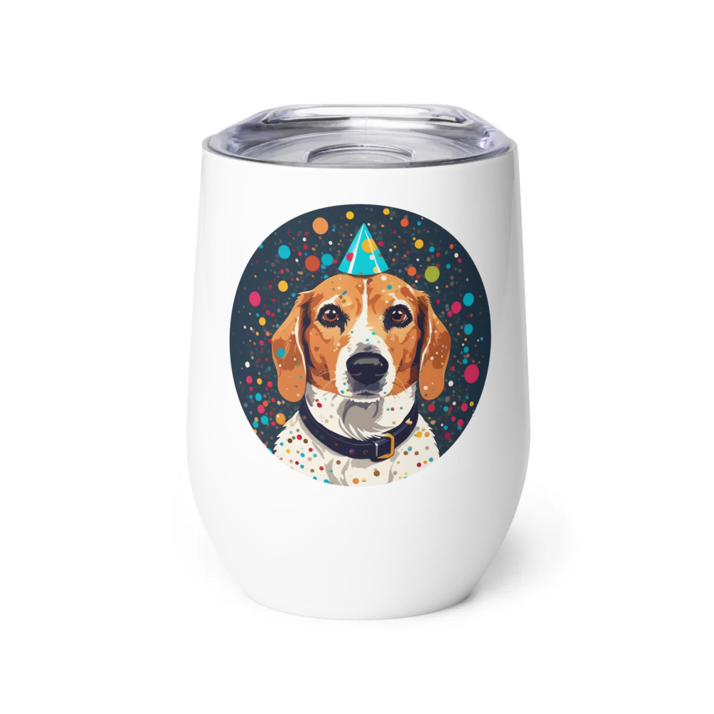 PugMug Custom Munchkin Wine Tumbler