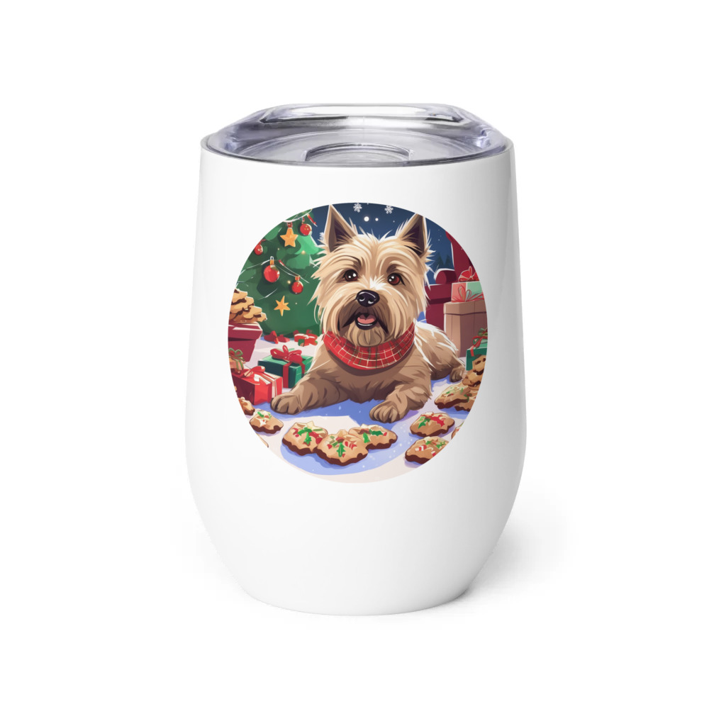 PugMug Custom Cairn Terrier Wine Tumbler