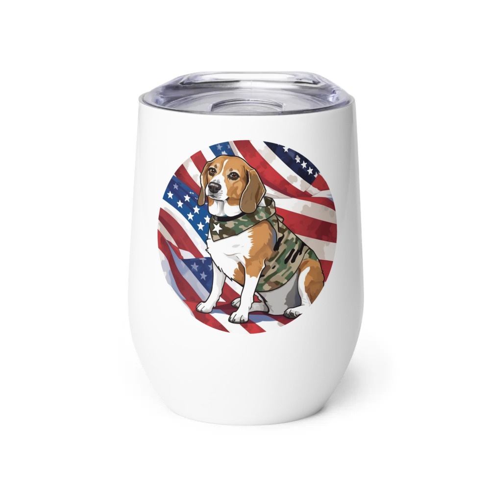 PugMug Custom Munchkin Wine Tumbler