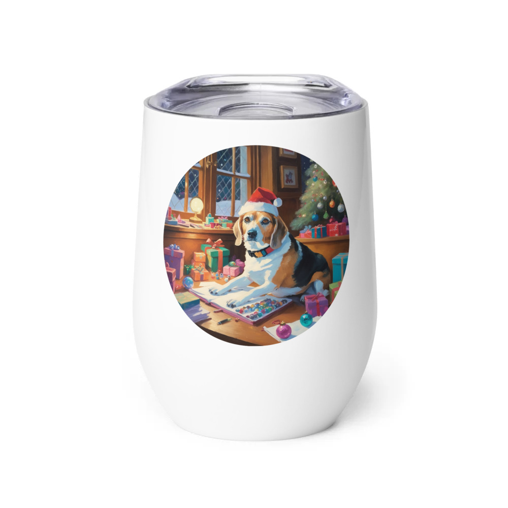 PugMug Custom Munchkin Wine Tumbler