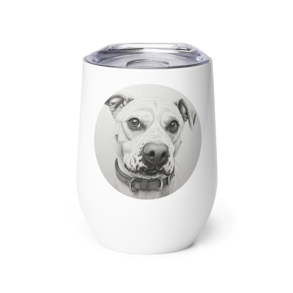 PugMug Custom Melody Wine Tumbler