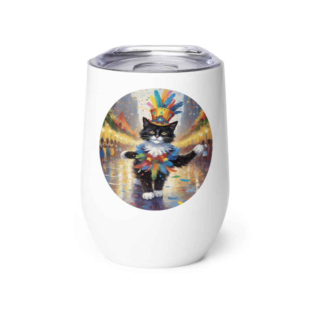 PugMug Custom Peerie Wine Tumbler