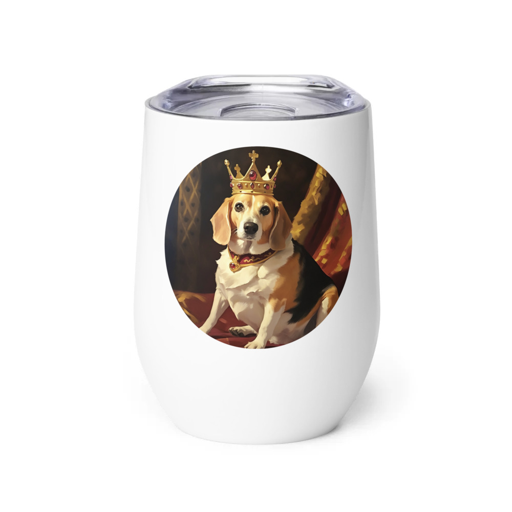 PugMug Custom Munchkin Wine Tumbler