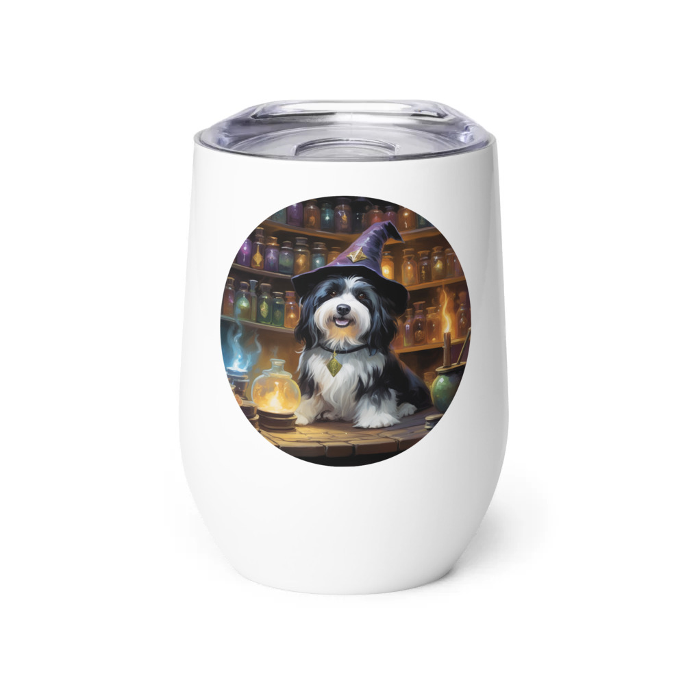 PugMug Custom Pet Wine Tumbler