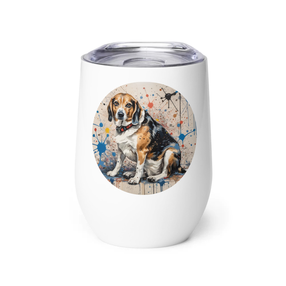 PugMug Custom Munchkin Wine Tumbler