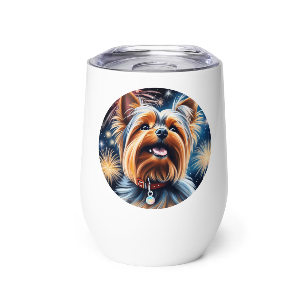PugMug Custom Pet Wine Tumbler