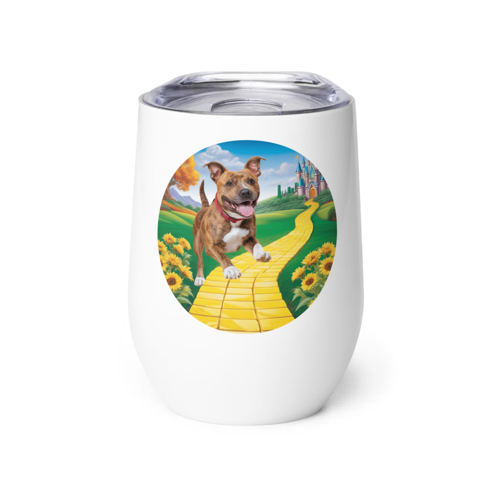 PugMug Custom Tony Hawk Wine Tumbler