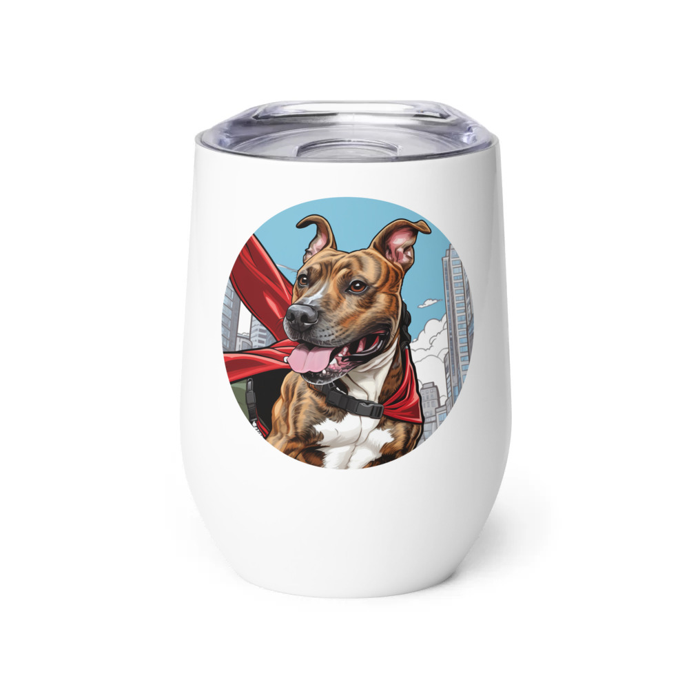 PugMug Custom Tony Hawk Wine Tumbler