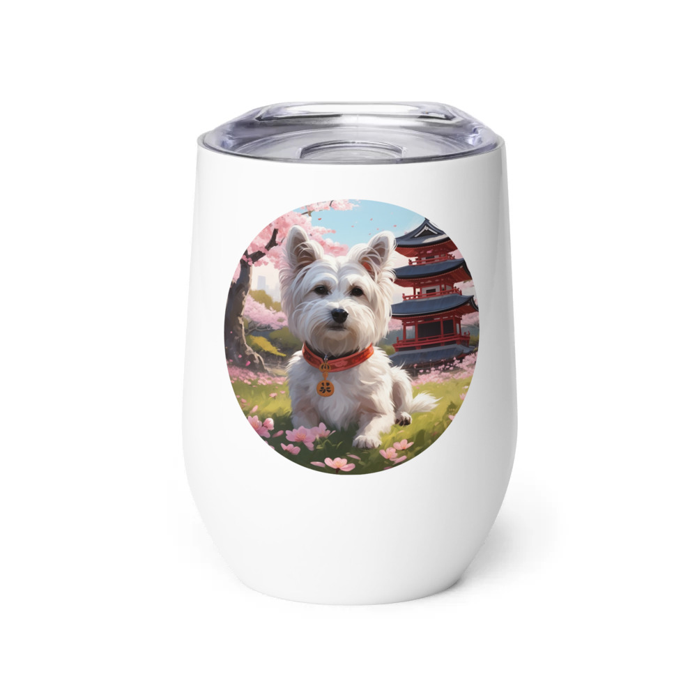 PugMug Custom Leo Wine Tumbler
