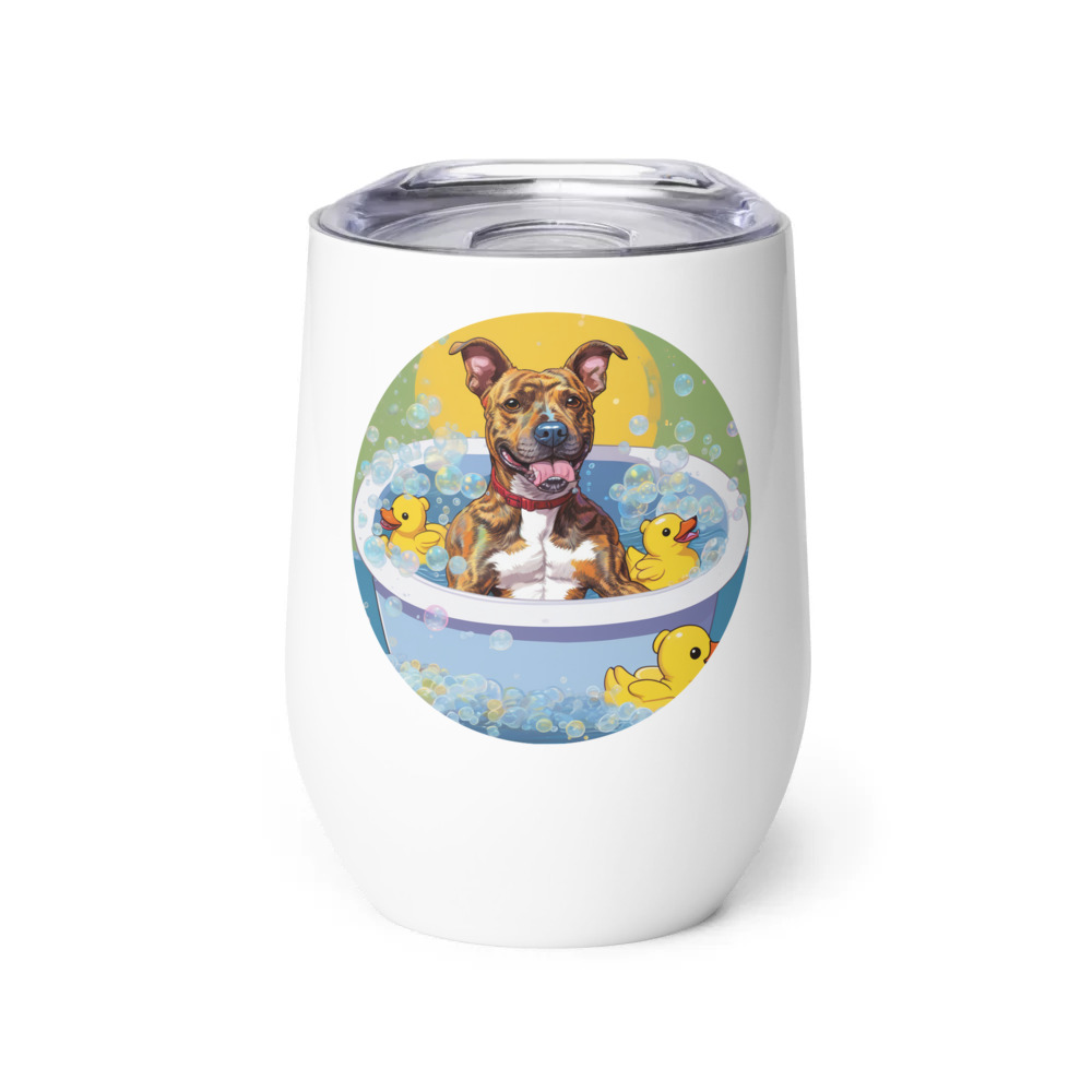 PugMug Custom Tony Hawk Wine Tumbler