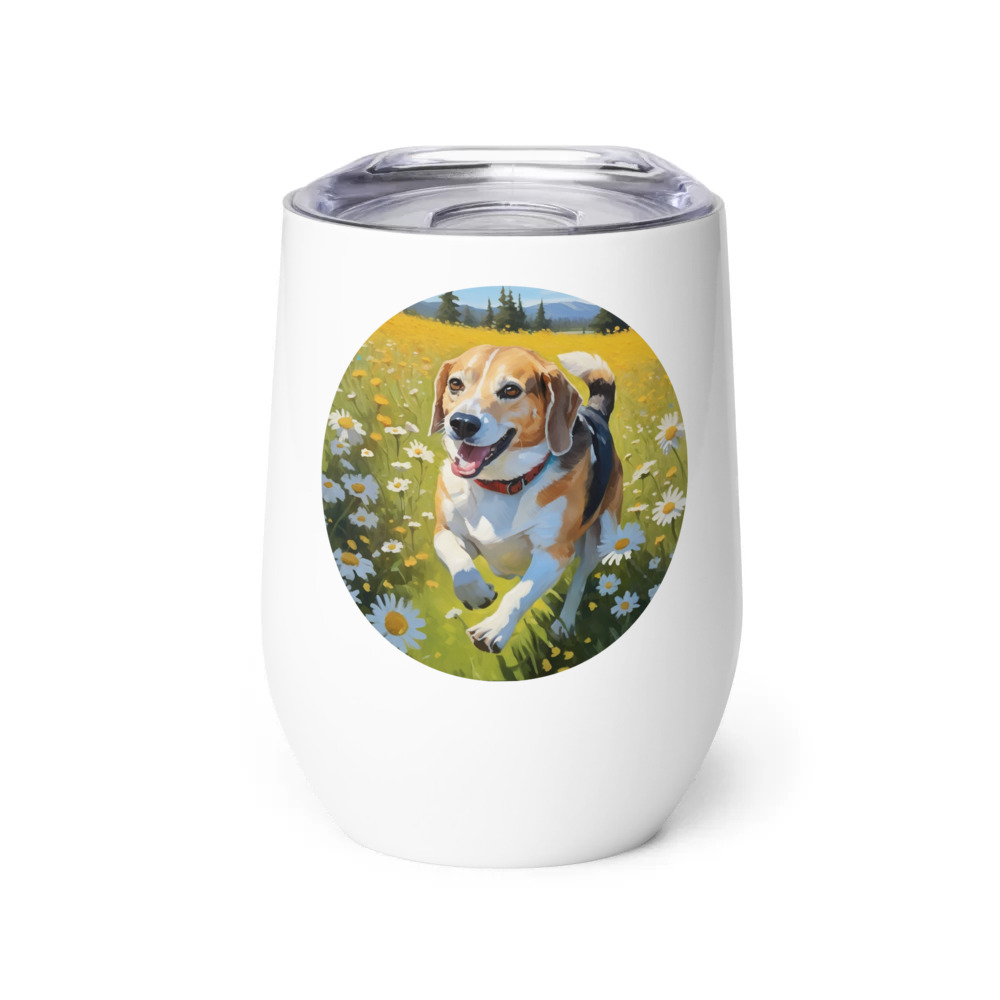 PugMug Custom Munchkin Wine Tumbler