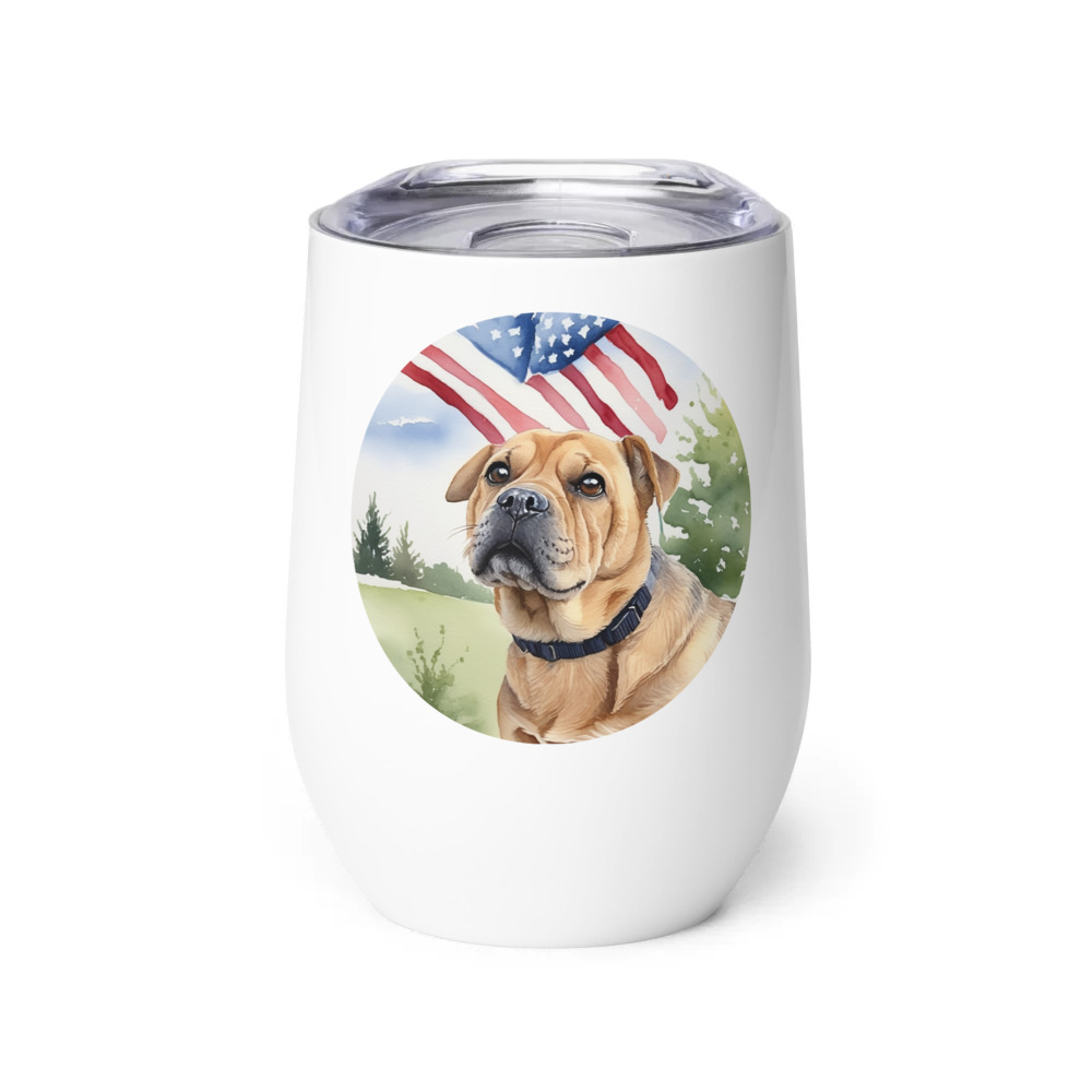 PugMug Custom Halina Wine Tumbler