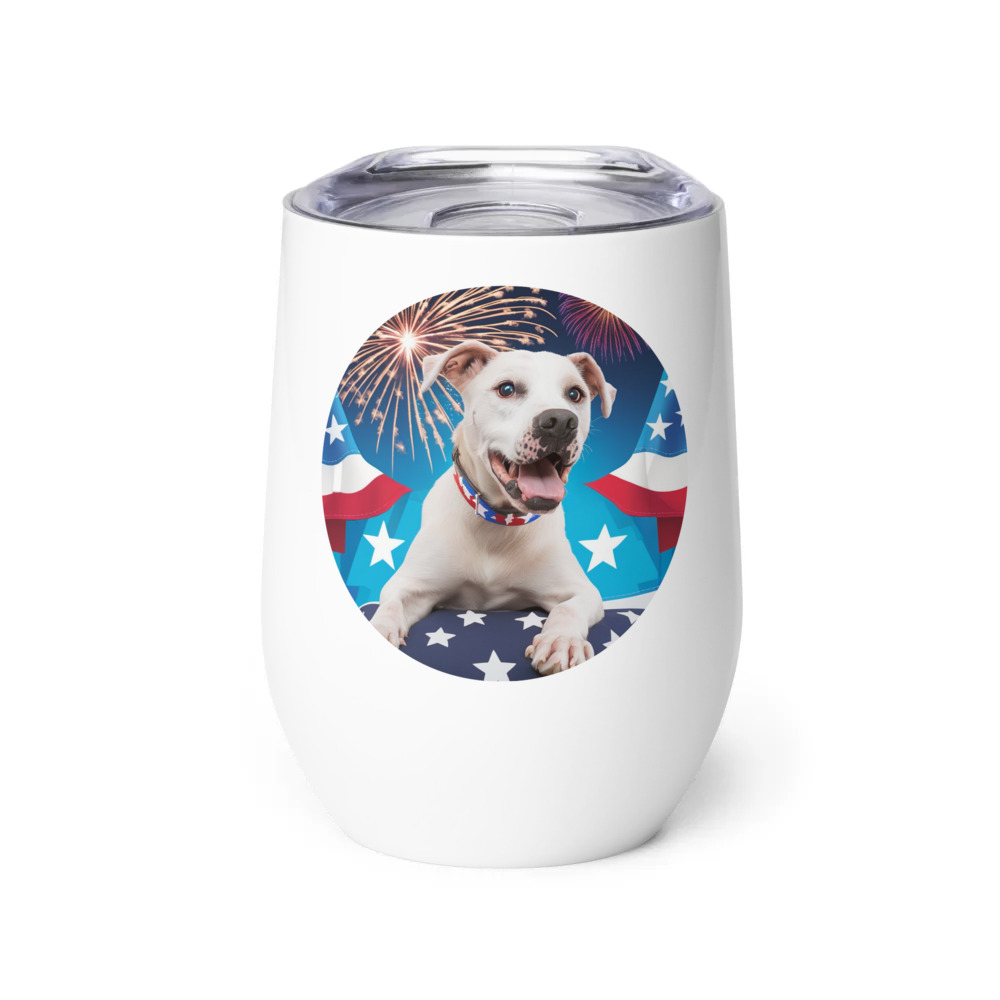 PugMug Custom Melody Wine Tumbler