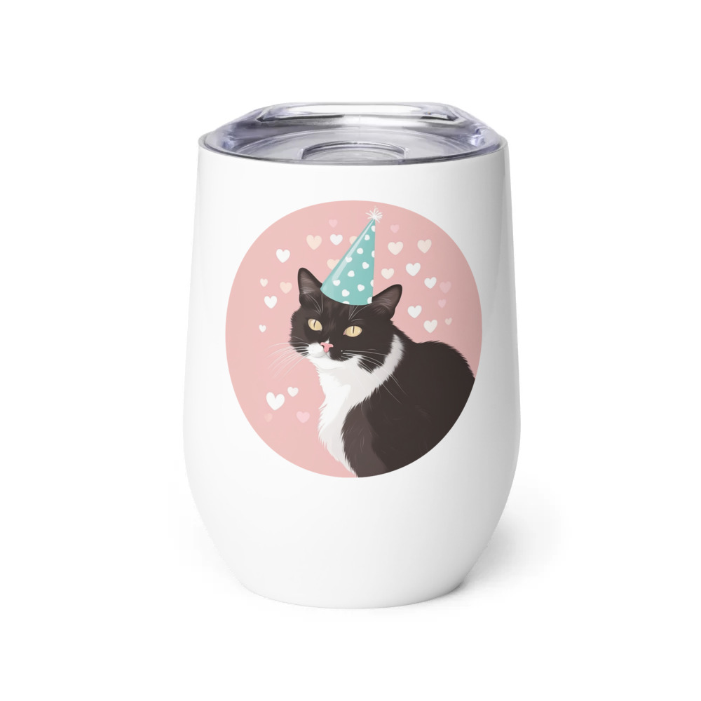 PugMug Custom Peerie Wine Tumbler