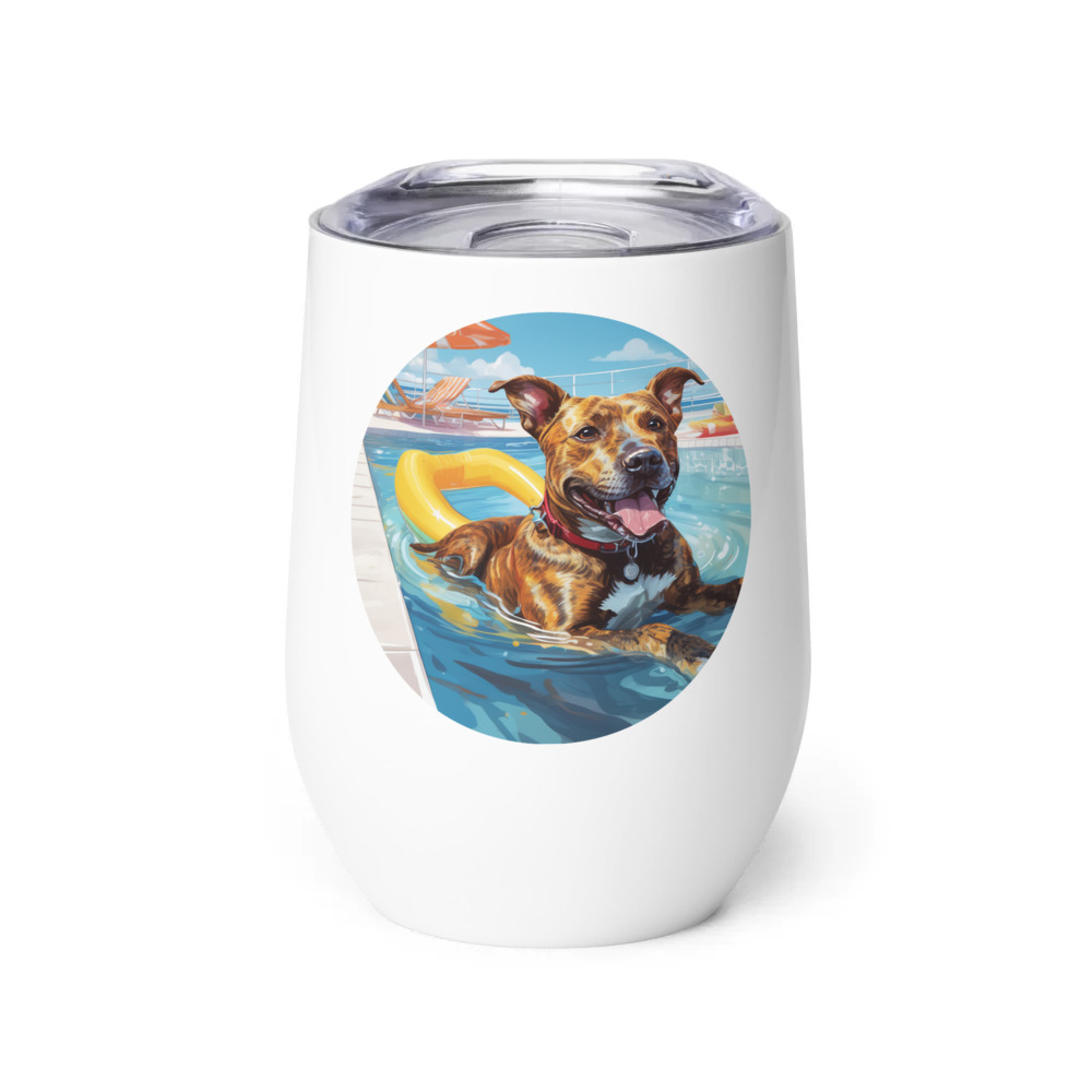 PugMug Custom Tony Hawk Wine Tumbler