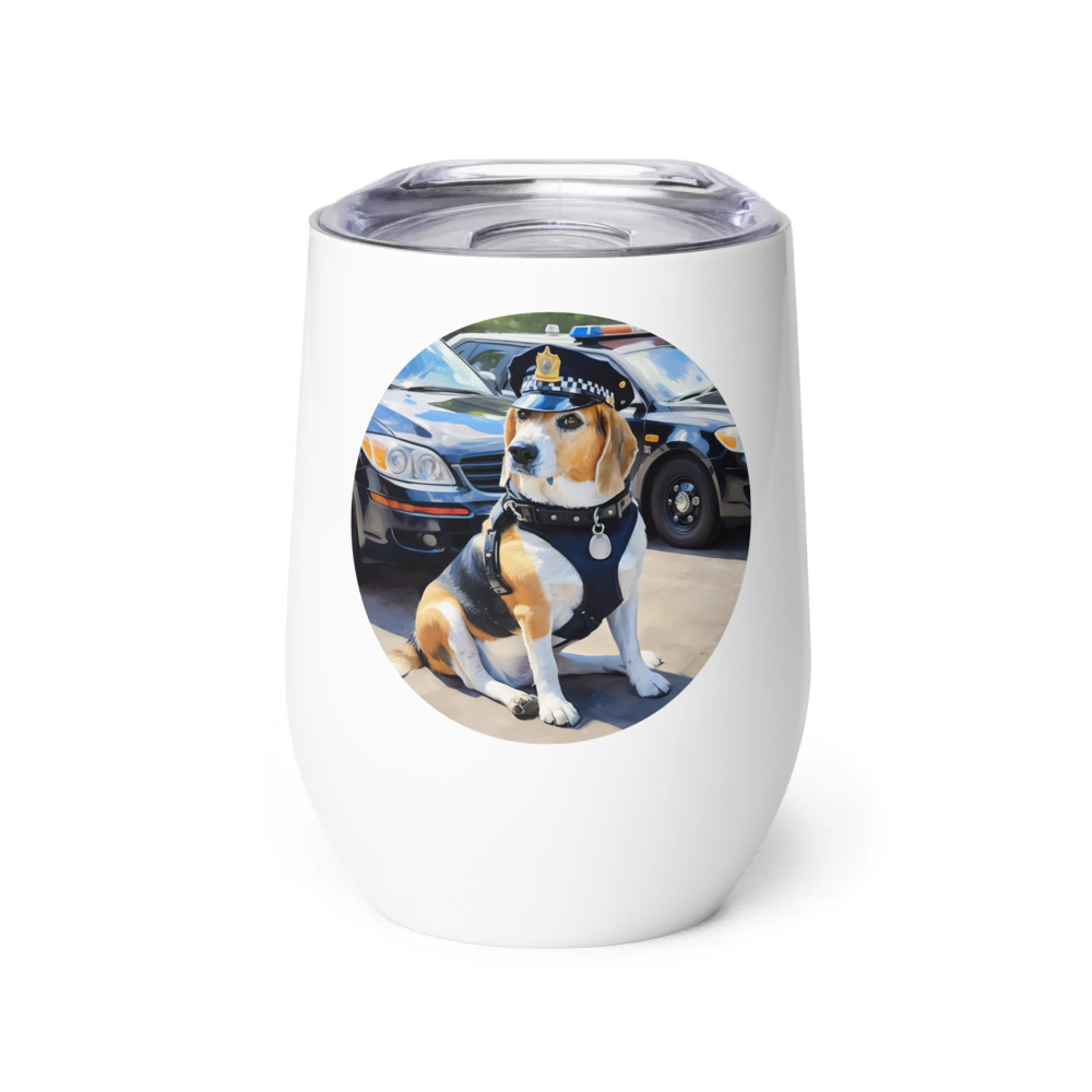 PugMug Custom Munchkin Wine Tumbler