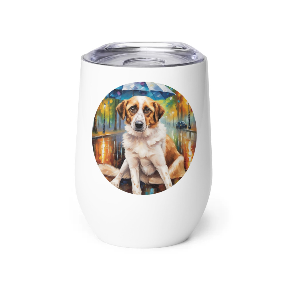 PugMug Custom Hazim Wine Tumbler