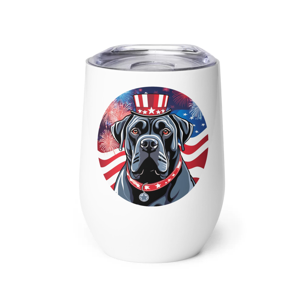 PugMug Custom Pet Wine Tumbler