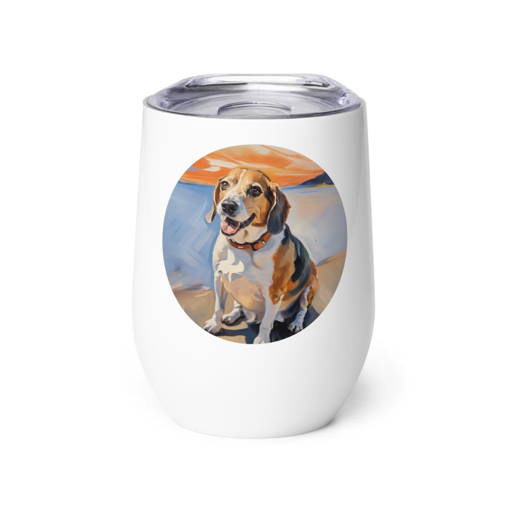 PugMug Custom Munchkin Wine Tumbler
