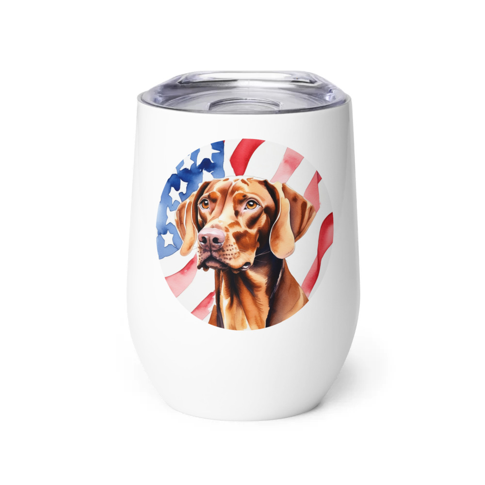 PugMug Custom Pet Wine Tumbler
