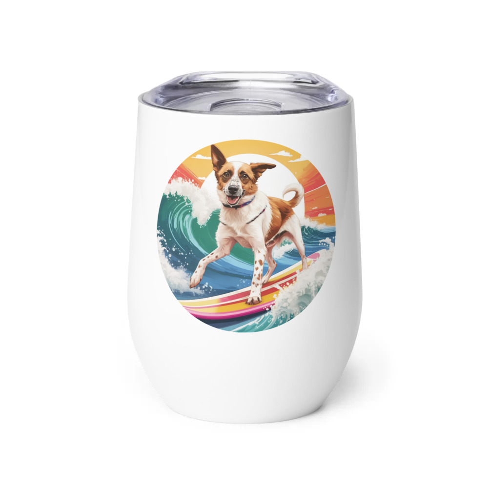 PugMug Custom Hazim Wine Tumbler