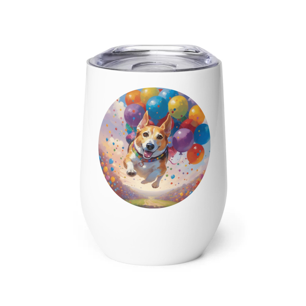 PugMug Custom Munchkin Wine Tumbler