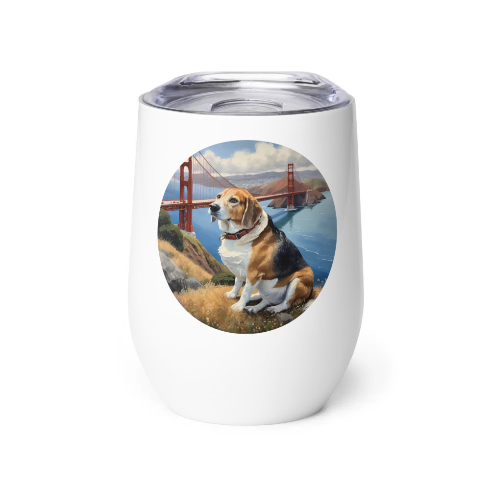 PugMug Custom Munchkin Wine Tumbler