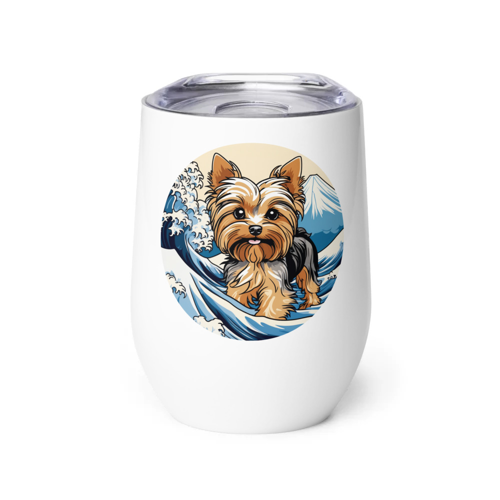 PugMug Custom Pet Wine Tumbler