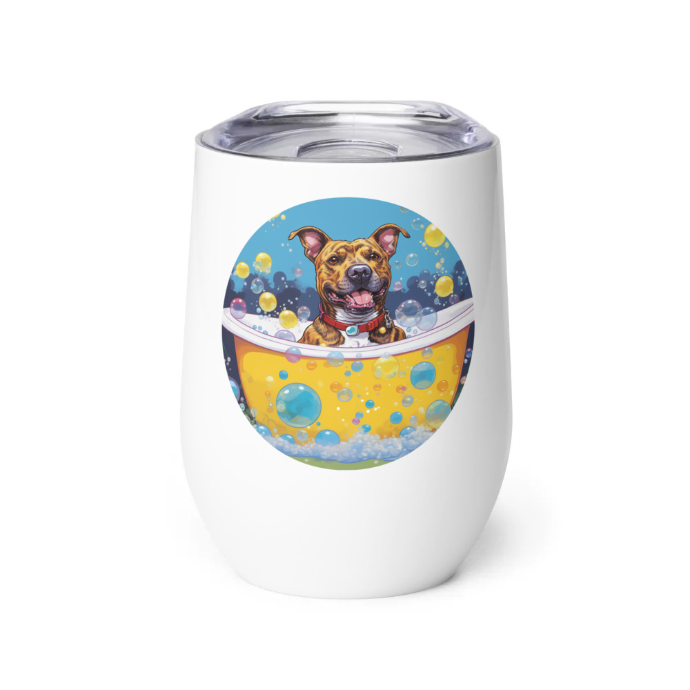 PugMug Custom Tony Hawk Wine Tumbler