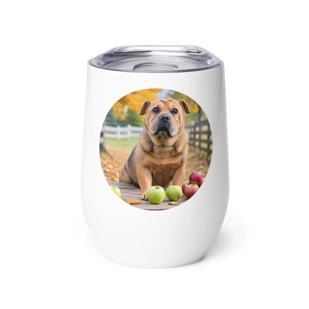 PugMug Custom Halina Wine Tumbler