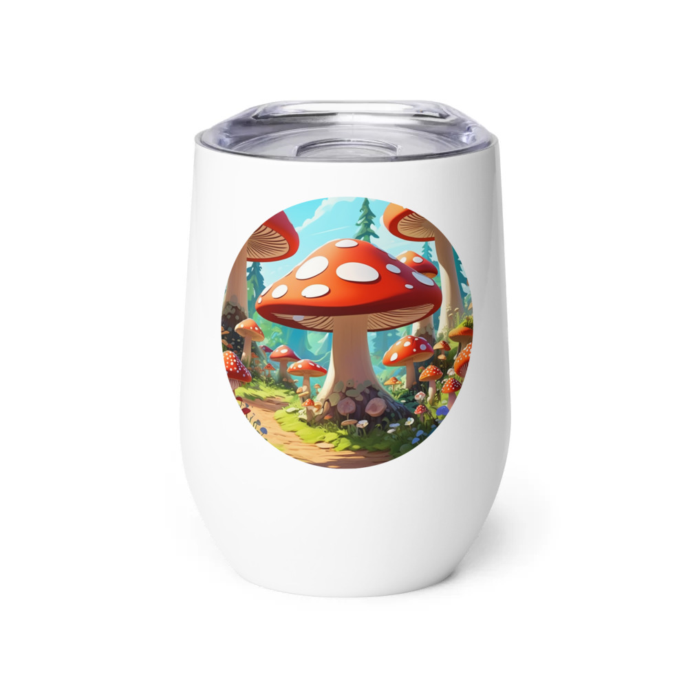 PugMug Custom Newfoundland Wine Tumbler