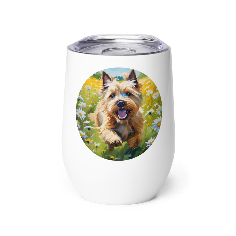 PugMug Custom Cairn Terrier Wine Tumbler