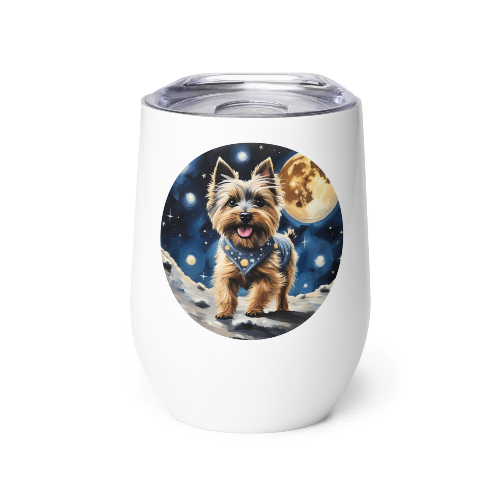 PugMug Custom Cairn Terrier Wine Tumbler
