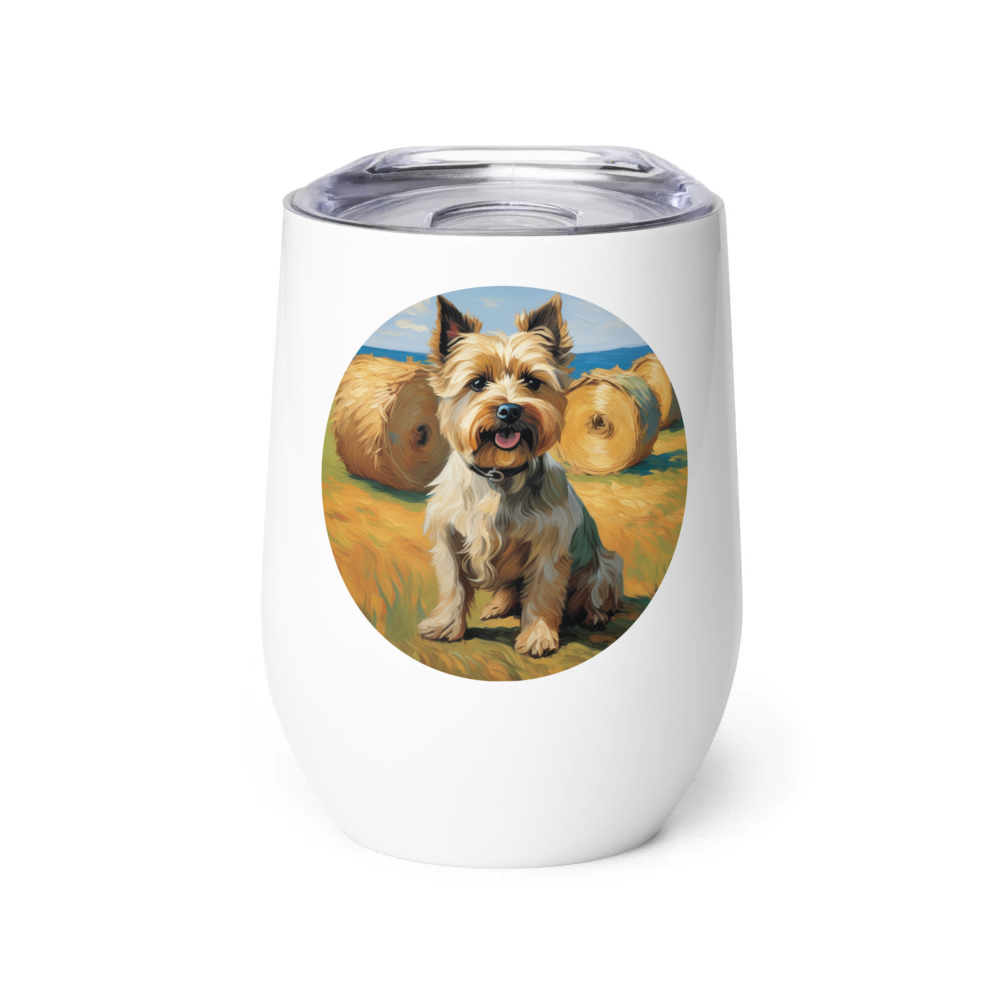PugMug Custom Cairn Terrier Wine Tumbler