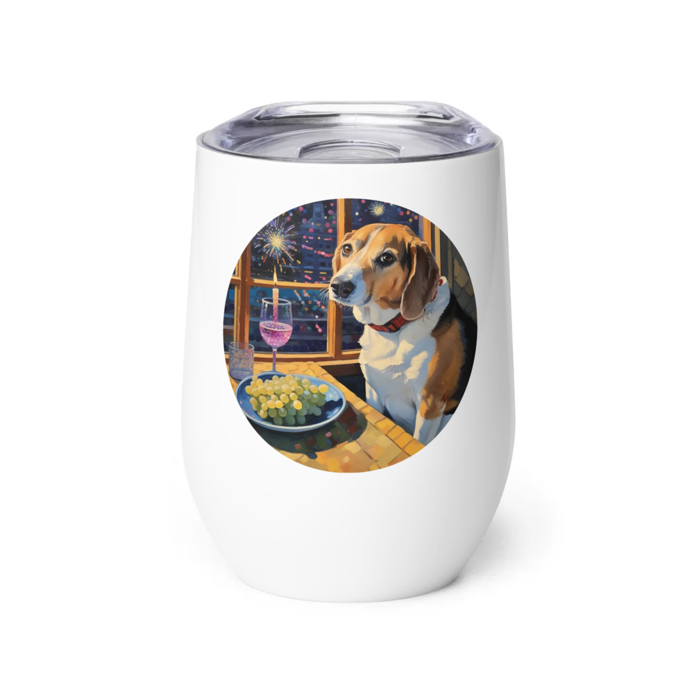 PugMug Custom Munchkin Wine Tumbler