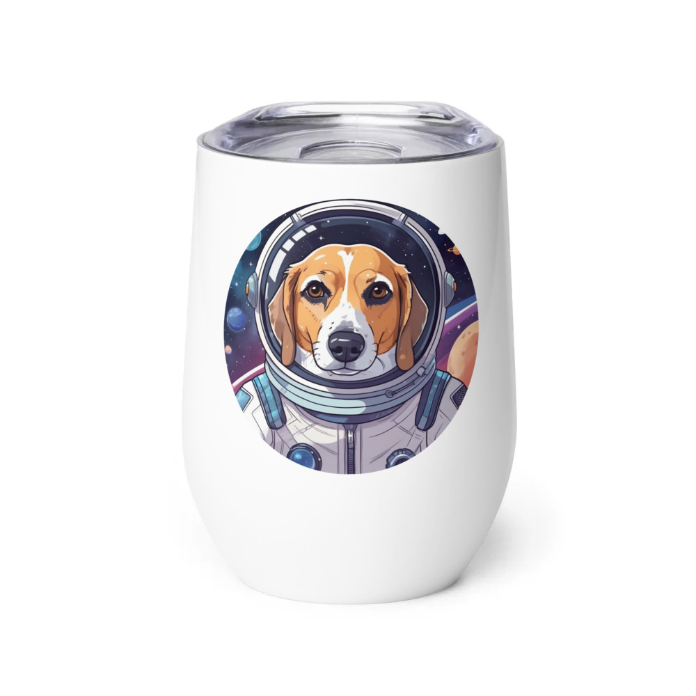 PugMug Custom Munchkin Wine Tumbler