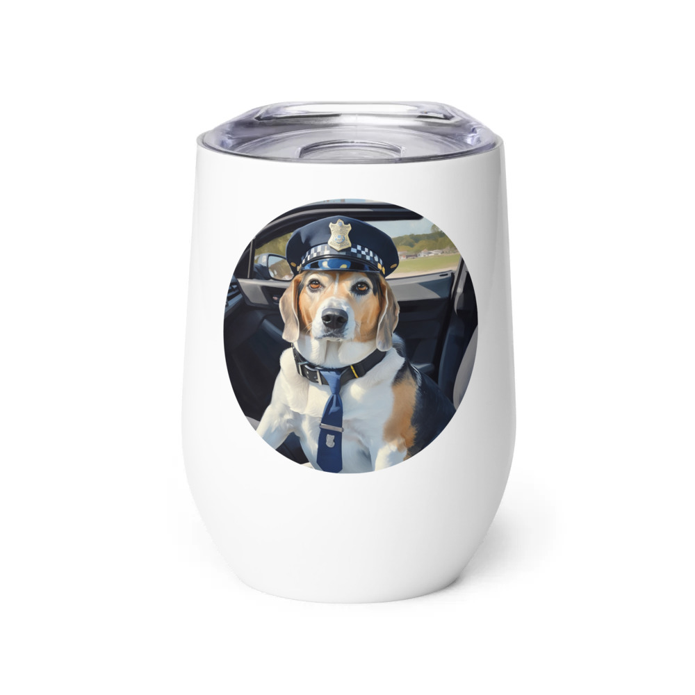 PugMug Custom Munchkin Wine Tumbler