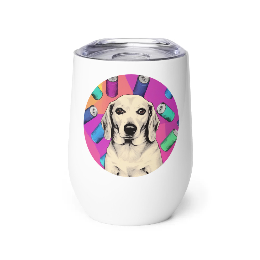PugMug Custom Munchkin Wine Tumbler