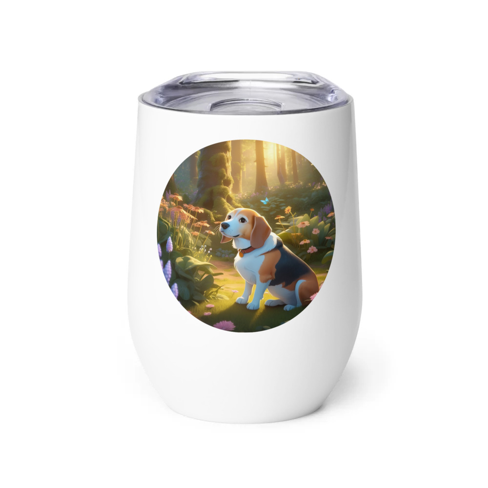 PugMug Custom Munchkin Wine Tumbler