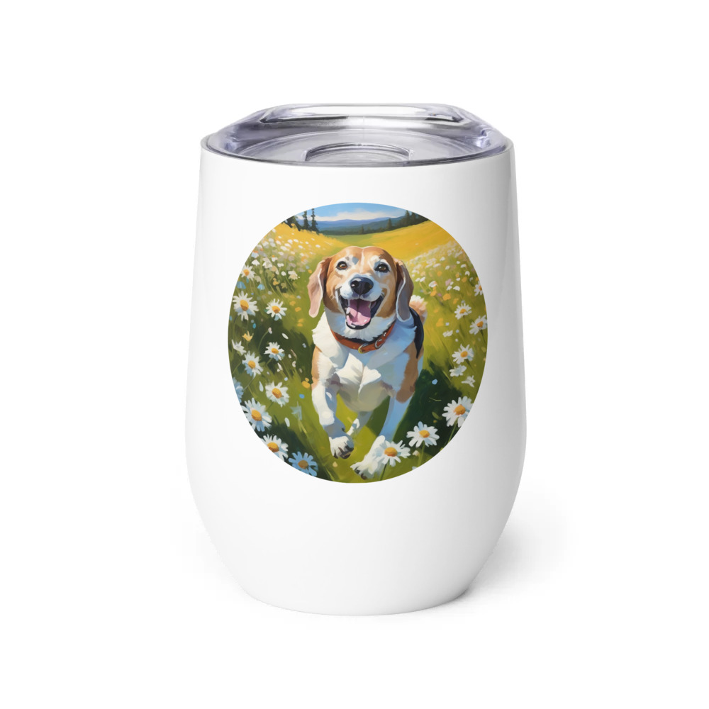 PugMug Custom Munchkin Wine Tumbler